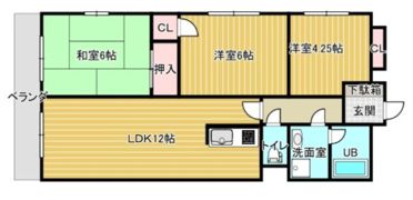 アミティエ博多の間取り画像