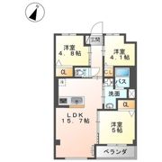 ジェントリーハイムIIIの間取り画像