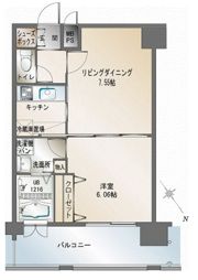 エンクレスト福岡の間取り画像