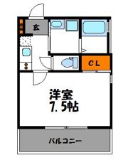 サヴォイテンジンクォーターの間取り画像
