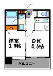 アクタス天神セントラルタワーの間取り画像