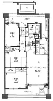 アソシア原セントラルスクエアの間取り画像