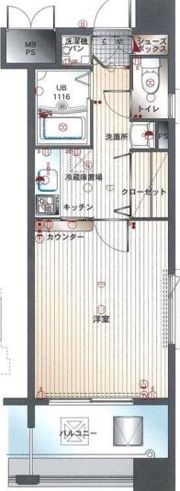 エンクレスト福岡の間取り画像