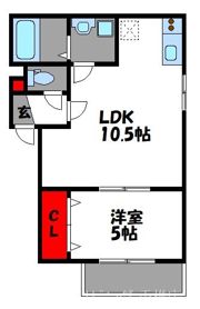 ma cherie R箱崎IIの間取り画像