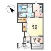 アムール香椎駅前IIの間取り画像