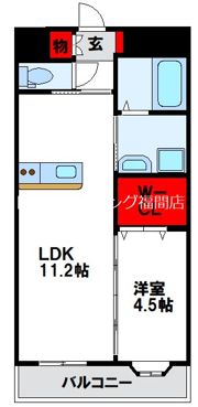 SK福津の間取り画像