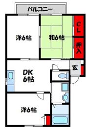 フォーレス古野 A棟の間取り画像