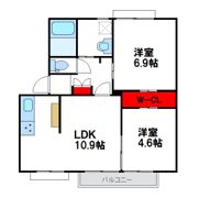 フレグランス高平Cの間取り画像