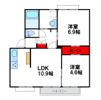 フレグランス高平Cの間取り画像