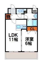 リバティMの間取り画像