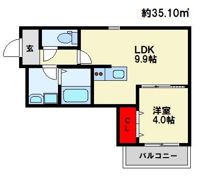 シェリール松ヶ丘の間取り画像