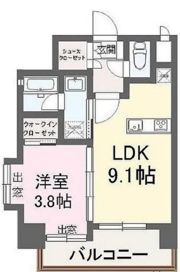 ヴィラ博丈下川端の間取り画像
