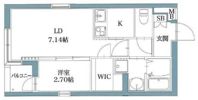 サニークレスト西新の間取り画像