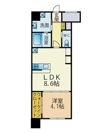 ブレス唐人町駅前の間取り画像