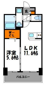 カーサビアンカ西公園の間取り画像