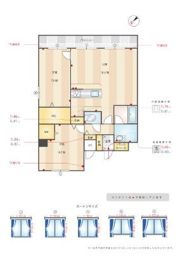 サンクス博多駅南の間取り画像