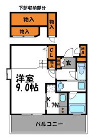 アクタス薬院IIIの間取り画像