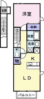ソレイユの間取り画像