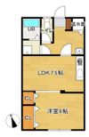荒江コーポの間取り画像