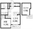 REALES手光南の間取り画像