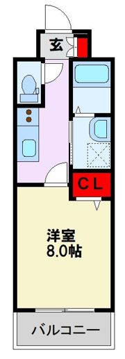 Caisse大橋（ケイスオオハシ）の間取り画像