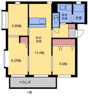 アネーロ城南IIの間取り画像