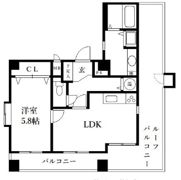 じゅうグランドモア薬院IIの間取り画像