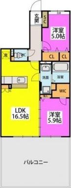 カトルセゾンIの間取り画像