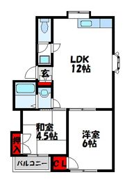 グリーンハイツの間取り画像