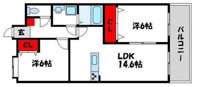 ロイヤル中央の間取り画像
