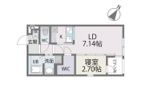 サニークレスト西新の間取り画像