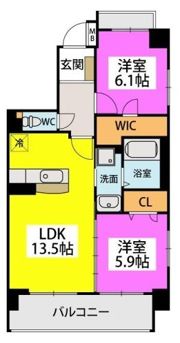ラ フェリーチェの間取り画像
