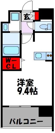 エンクレスト天神LINKの間取り画像