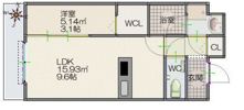 ルッシェ住吉の間取り画像