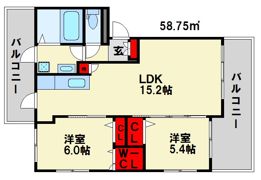 グランドールBの間取り画像