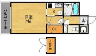 エステート・モア天神STUDIOの間取り画像