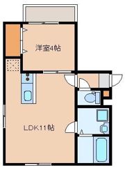 ベルデマール箱崎IIの間取り画像