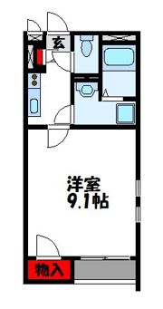 クレイノサンローズ仲原IIの間取り画像