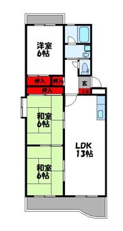 エクセル篠栗の間取り画像