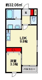 仮称）筑紫野市針摺南2丁目 D棟の間取り画像