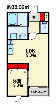 仮称）筑紫野市針摺南2丁目 D棟の間取り画像