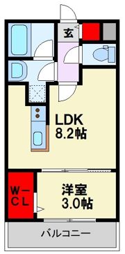 アトリオフラッツ高宮の間取り画像