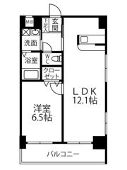 アイヴェール平尾の間取り画像