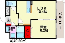 エスペランサ高宮の間取り画像
