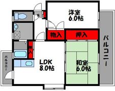 エイペックスII若宮の間取り画像