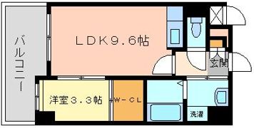 ピュアドームアドニス吉塚の間取り画像