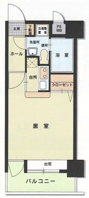 エステートモア・白金クロスの間取り画像