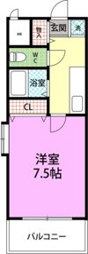 サザン薬院の間取り画像