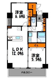 天神プレイス イーストの間取り画像