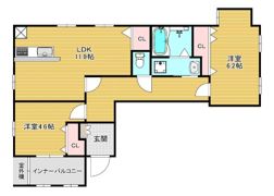 ZIP OHORI SOUTHの間取り画像